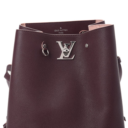 Louis Vuitton Calfskin Lockme Bucket Prune 7 of 9