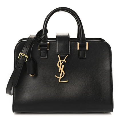 Saint Laurent Calfskin Monogram Baby Cabas Black 1 of 8