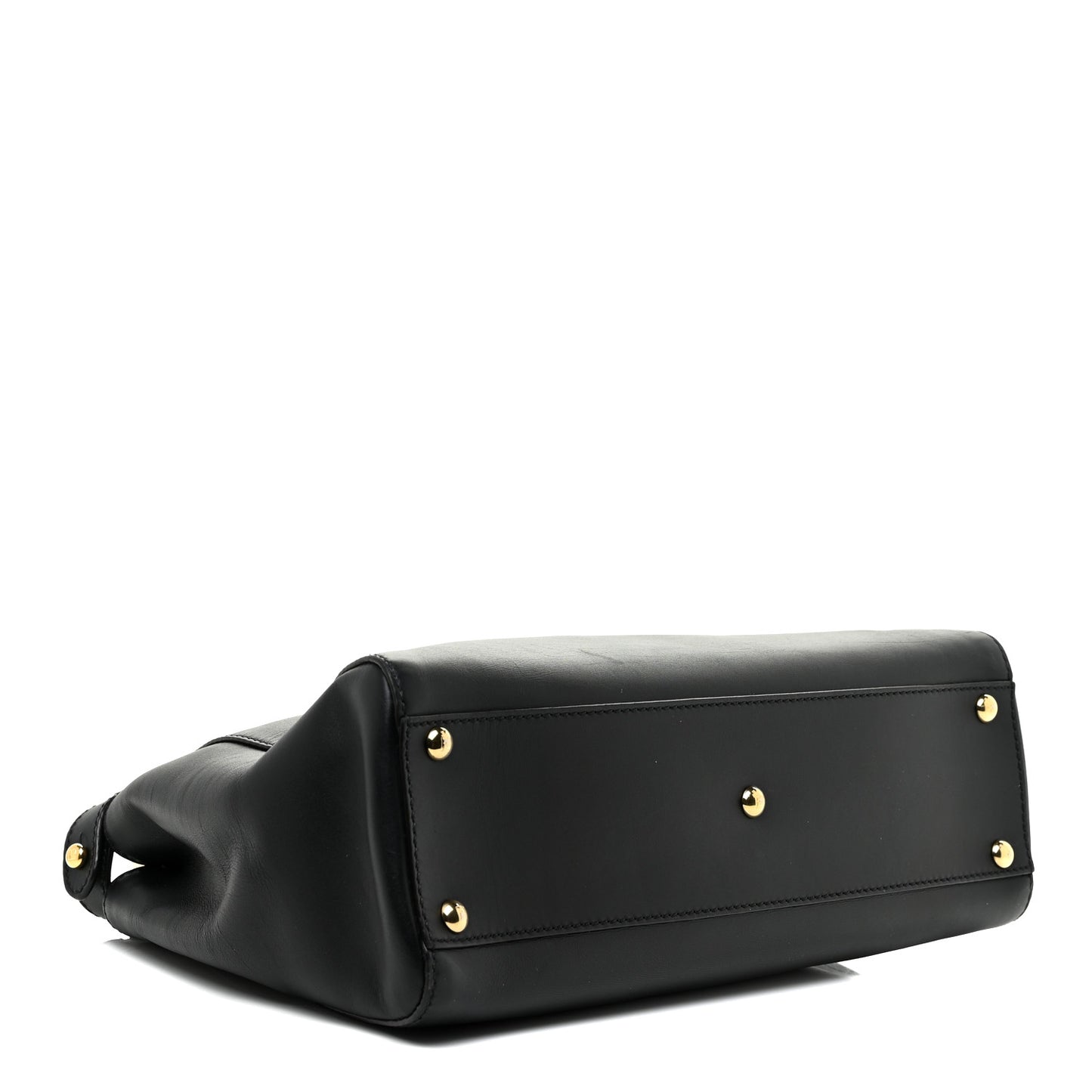 Vitello Morgan Fabric Jacquard Pequin Medium Peekaboo Iconic Satchel Black Tobacco