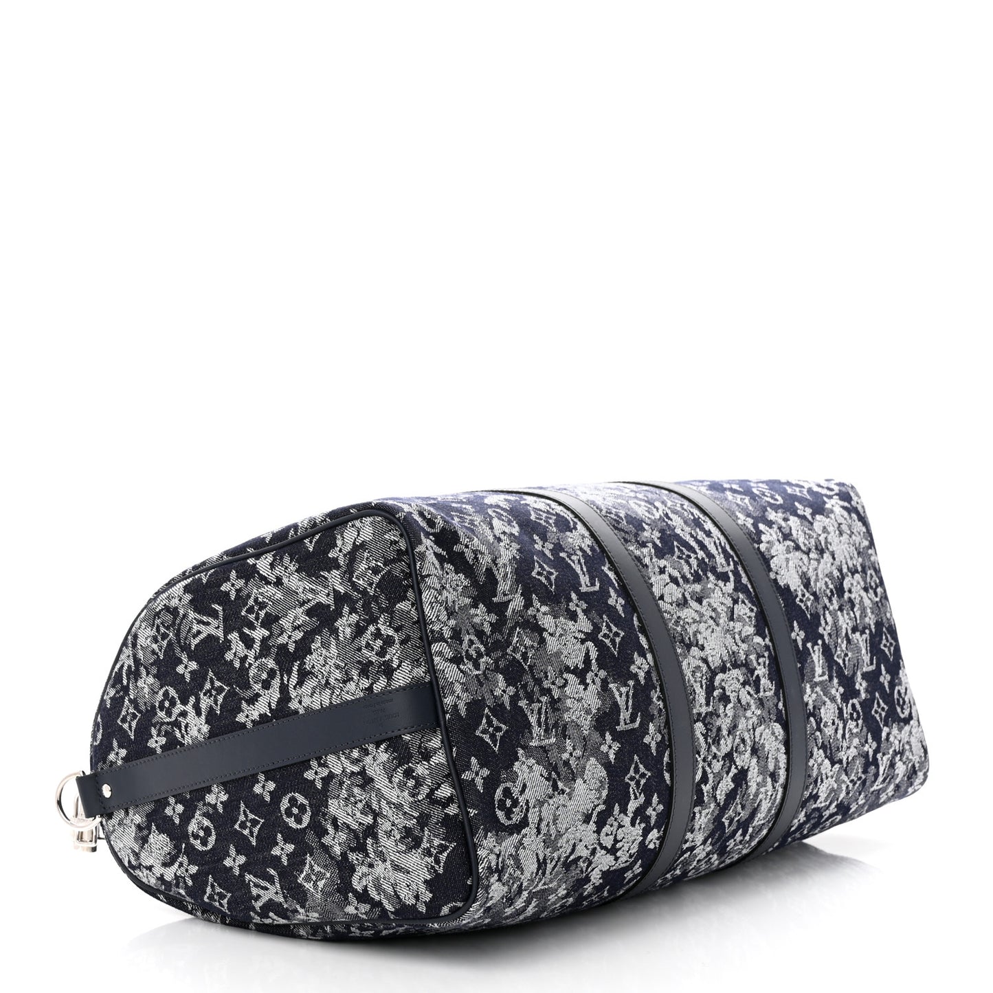 Monogram Tapestry Keepall Bandouliere 50 Bleu