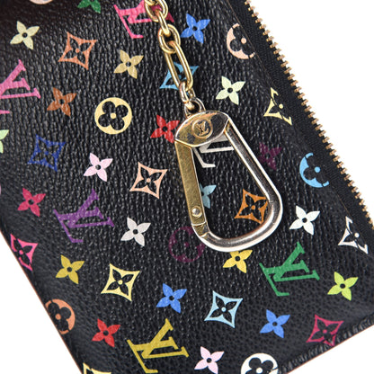 Louis Vuitton Monogram Multicolor Key Pouch Black Grenade 10 of 10