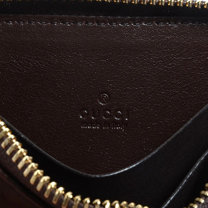 Gucci Guccissima Zip Around Card Case Chocolate 7 of 8