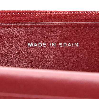 Chanel Patent Quilted Wallet On Chain WOC Red 7 of 9