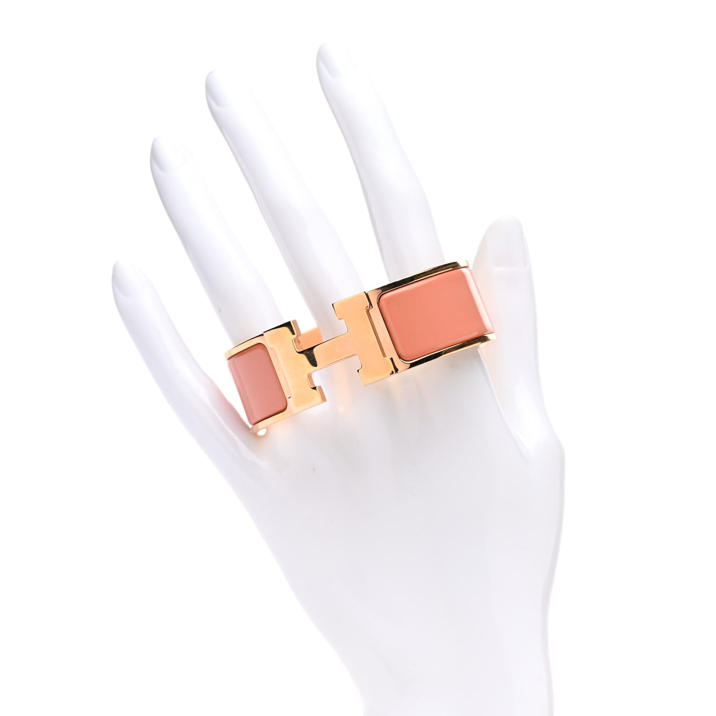 Enamel Wide Clic Clac H Bracelet PM Mango