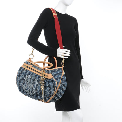 Louis Vuitton Denim Raye Cabas GM 2 of 8
