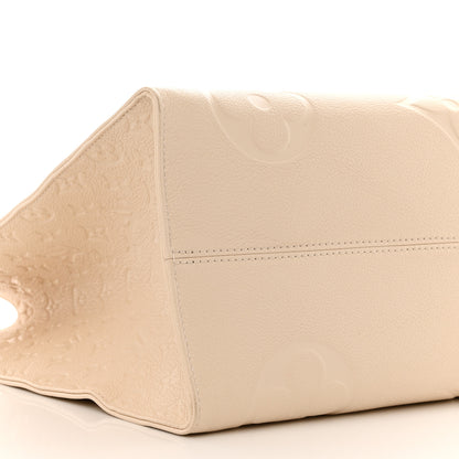 Louis Vuitton Empreinte Monogram Giant Onthego GM Creme 9 of 10