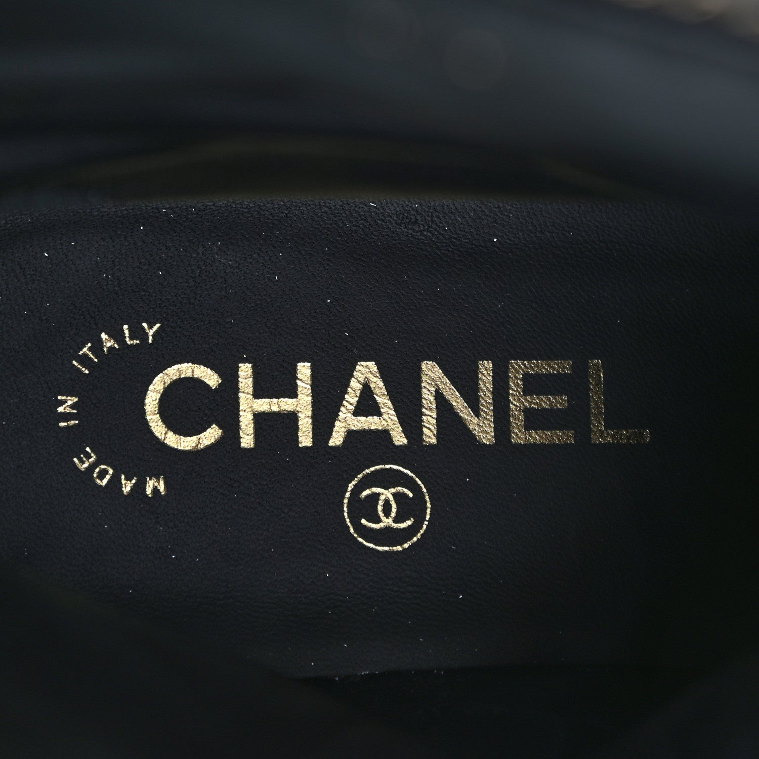 Chanel Lambskin Grosgrain Cap Toe Chain Short Boots 39.5 Black 7 of 9