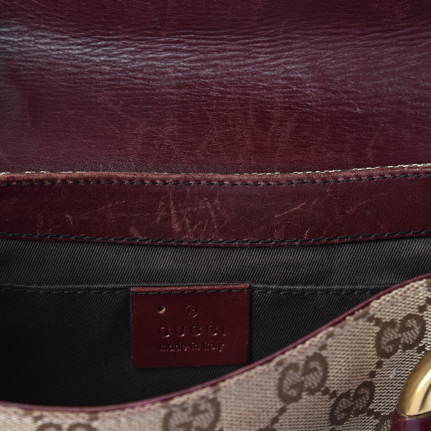 Gucci Monogram Studded Horsebit Clutch 8 of 10