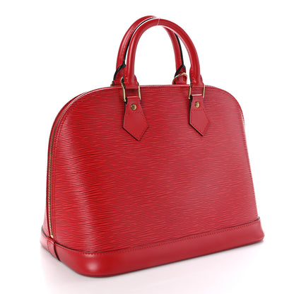 Louis Vuitton Epi Alma PM Castillan Red 3 of 13