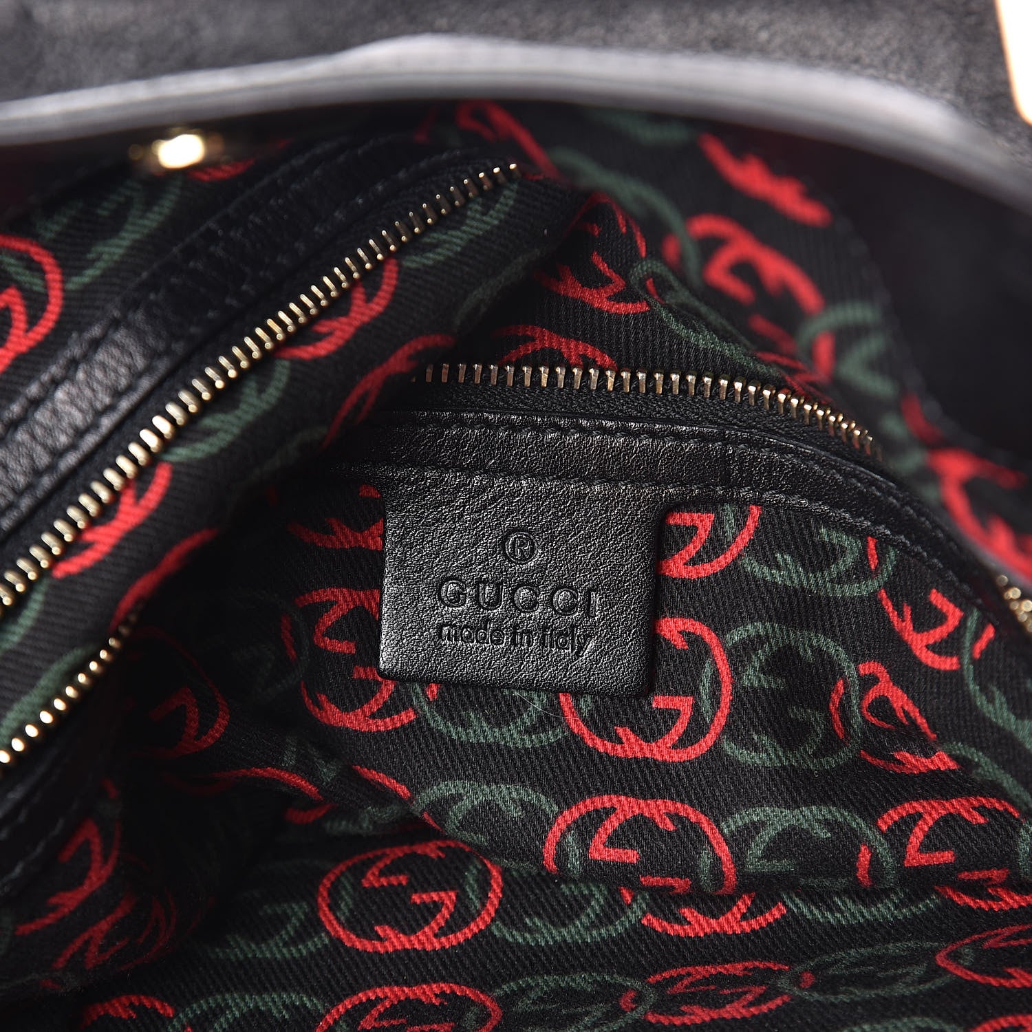 Gucci Calfskin Medium Britt Tote Black 6 of 12