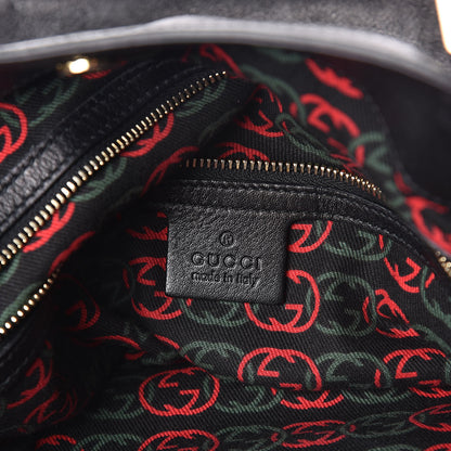 Gucci Calfskin Medium Britt Tote Black 6 of 12
