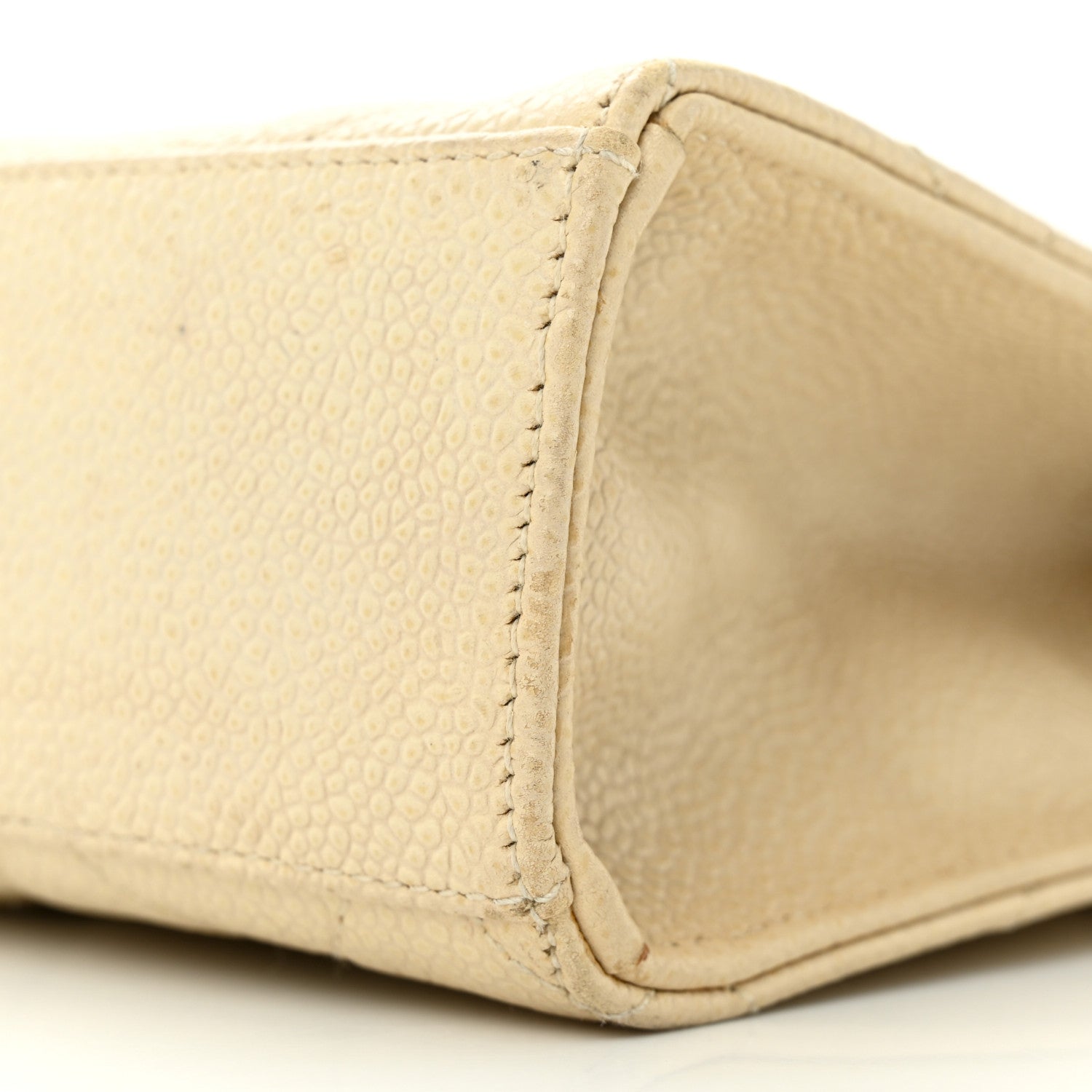 Chanel Caviar Quilted Envelope Flap Crossbody Light Beige 11 of 21