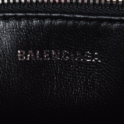 Balenciaga Shiny Day Calfskin XS Triangle Duffle Acid Pink Black 6 of 7