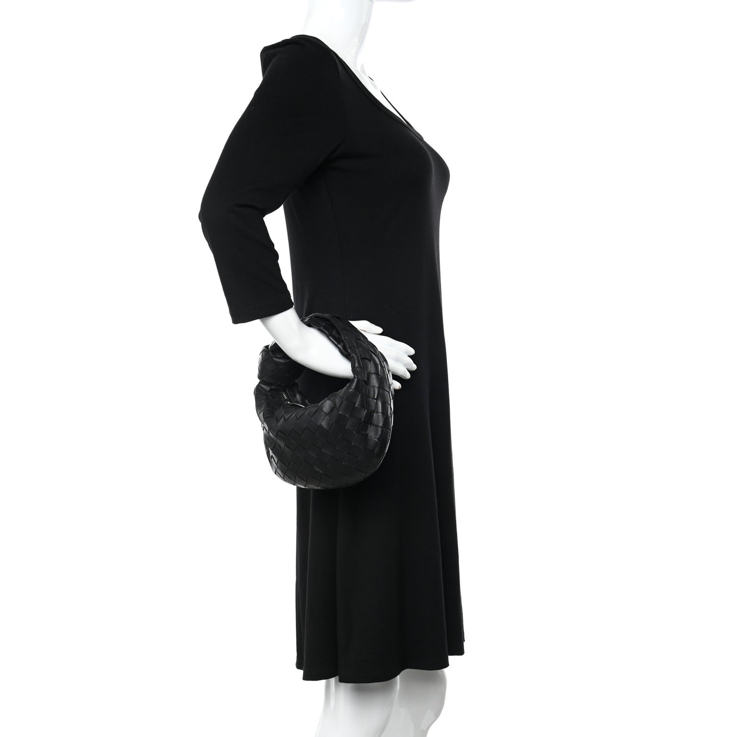 Nappa Intrecciato Mini Jodie Black