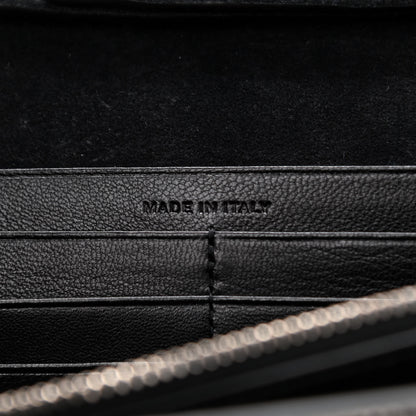 Saint Laurent Metallic Calfskin Lizard Embossed Medium Classic Monogram Kate Satchel 7 of 8