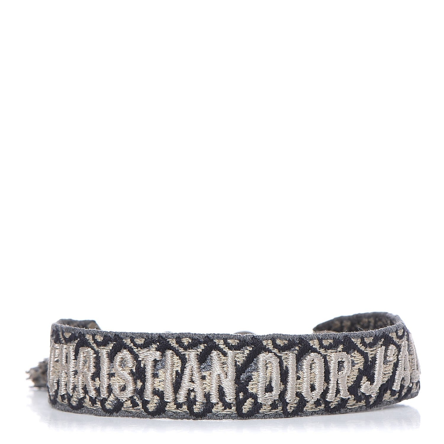 Christian Dior Woven Cotton J'Adior Friendship Bracelet Blue 1 of 4