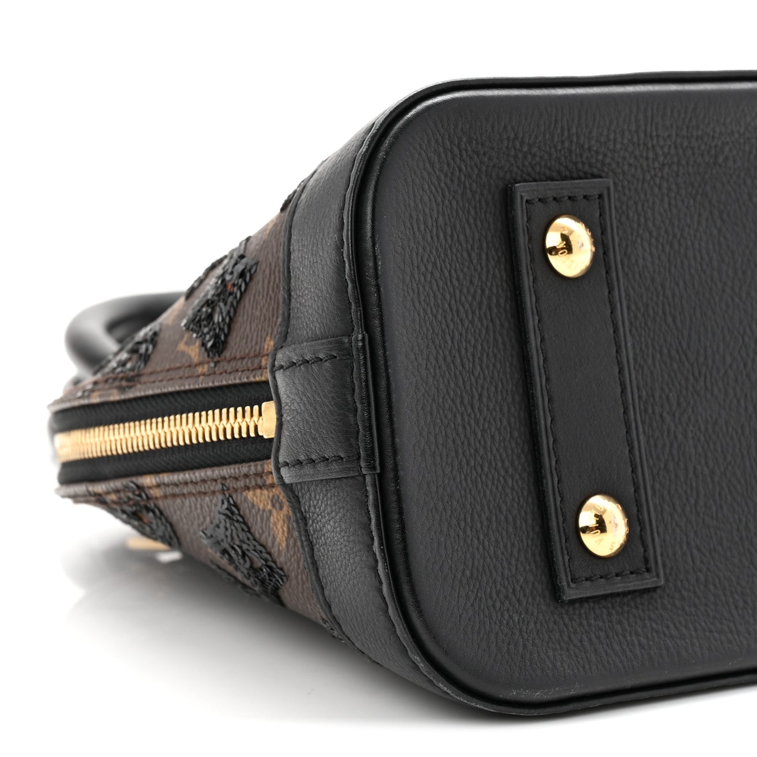 Louis Vuitton Monogram Sequins Eclipse Alma BB Black 8 of 9