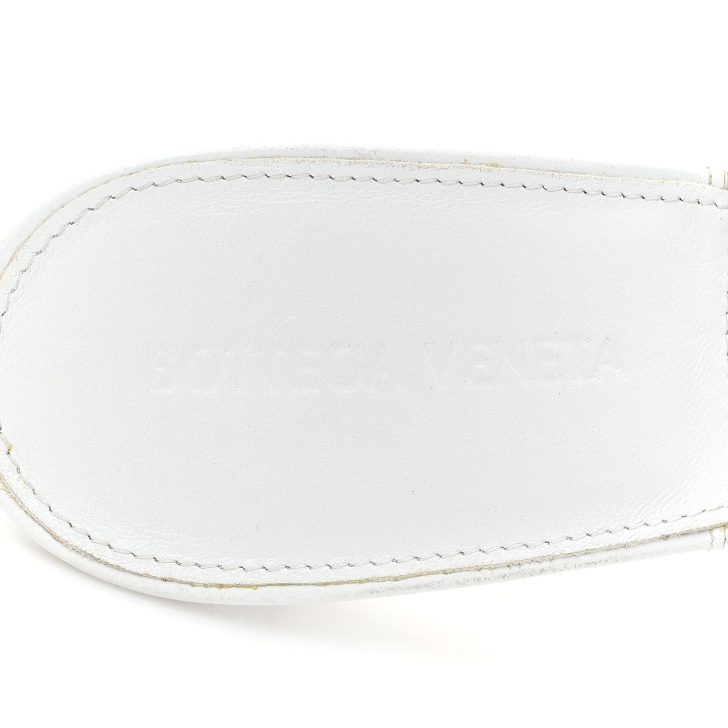 Nappa Maxi Intrecciato Lido Mule Sandals 40.5 Optic White