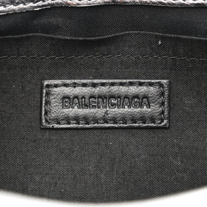 Balenciaga Metallic Agneau Arena Small Le Cagole Sling Bag Silver 7 of 10