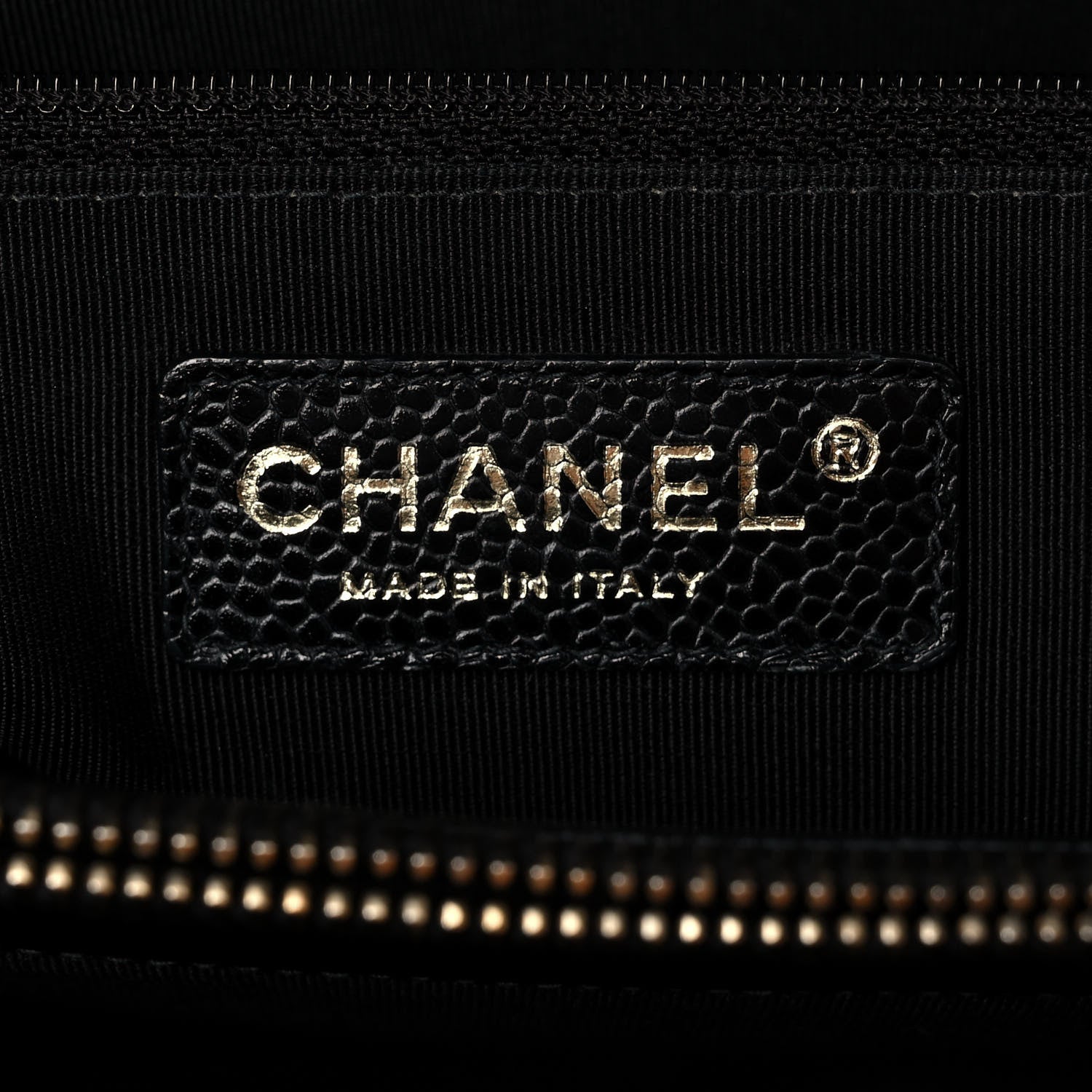 Chanel Caviar Quilted Grand Shopping Tote GST Black 6 of 10