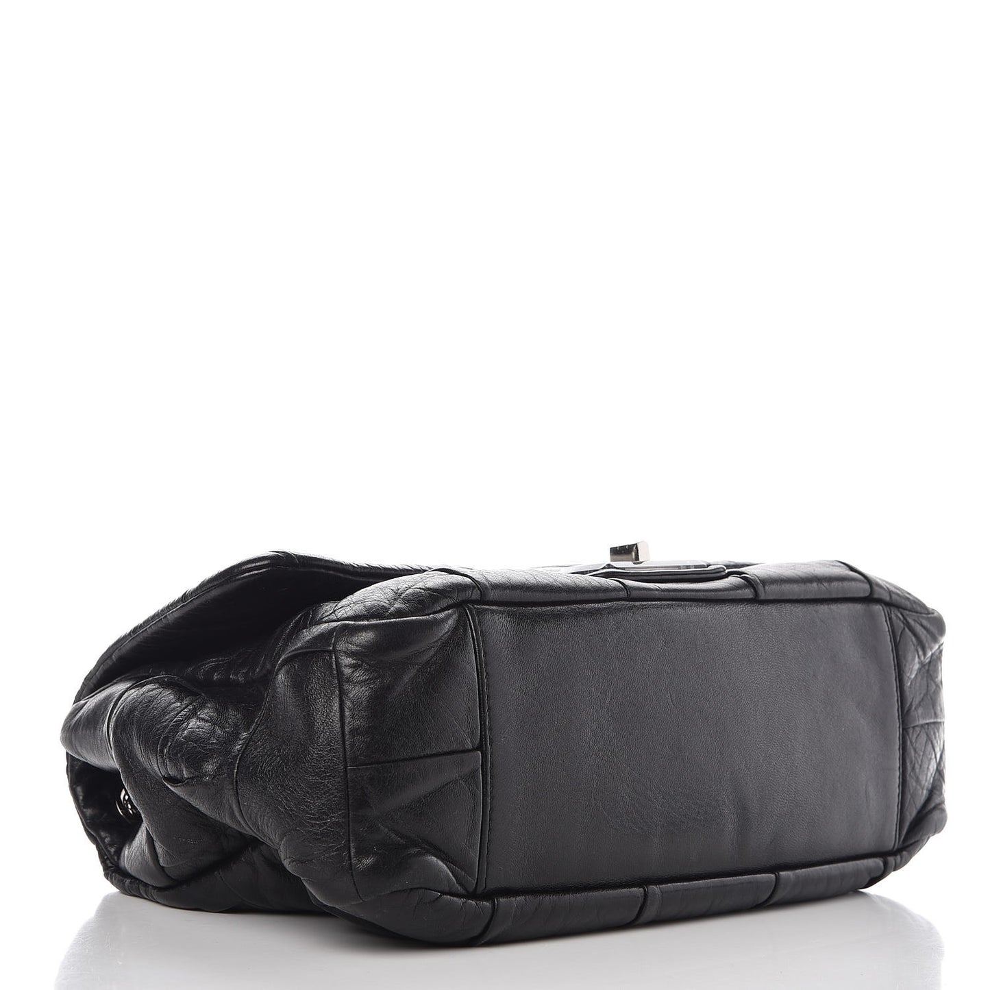 Lambskin Igloo Single Flap Black