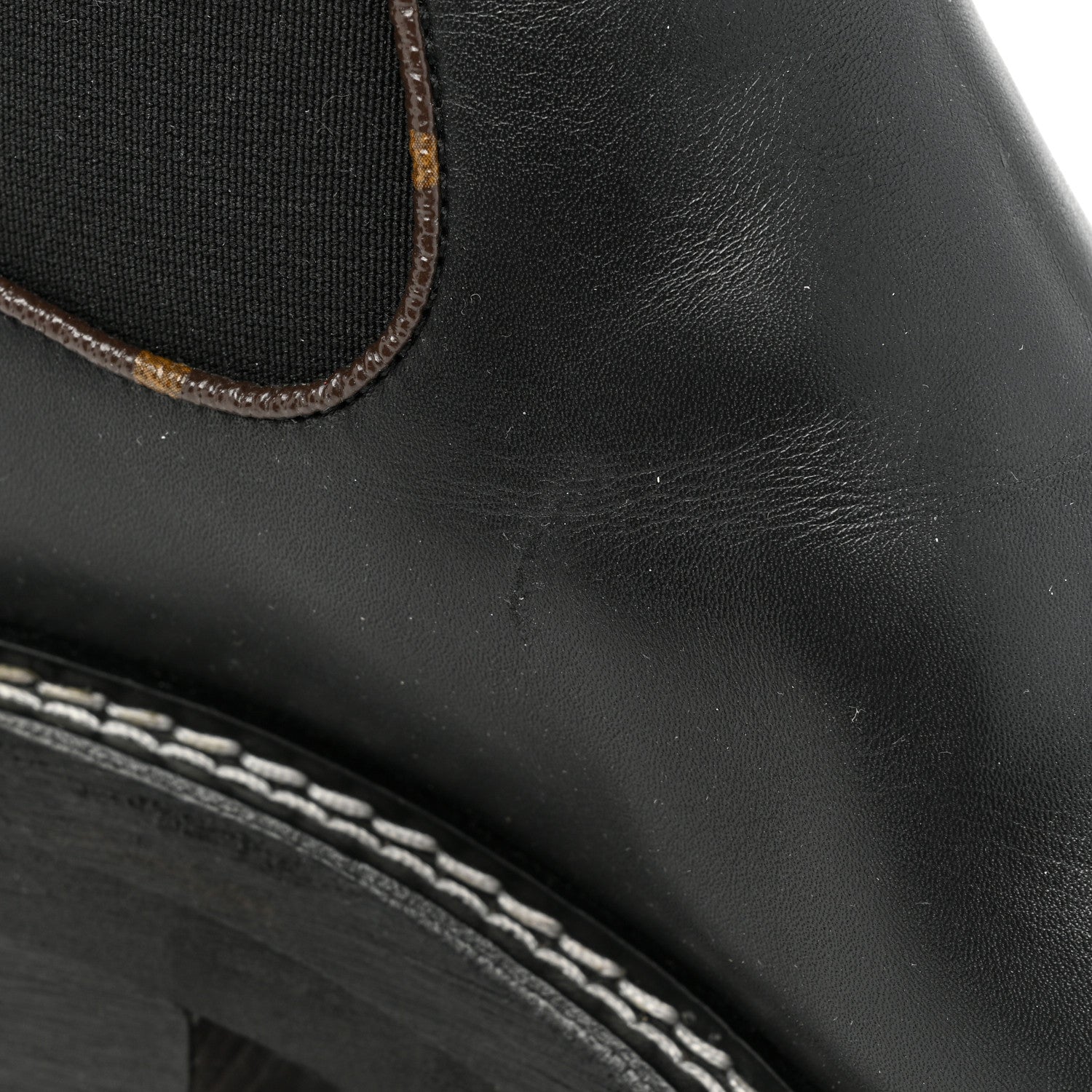 Louis Vuitton Calfskin Monogram Beaubourg Ankle Boots 40 Black 13 of 16
