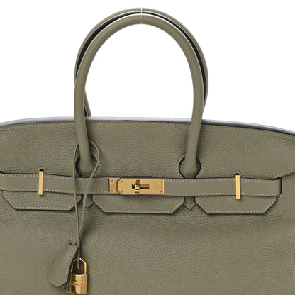 Hermes Togo BIRKIN 35 Sauge 8 of 10