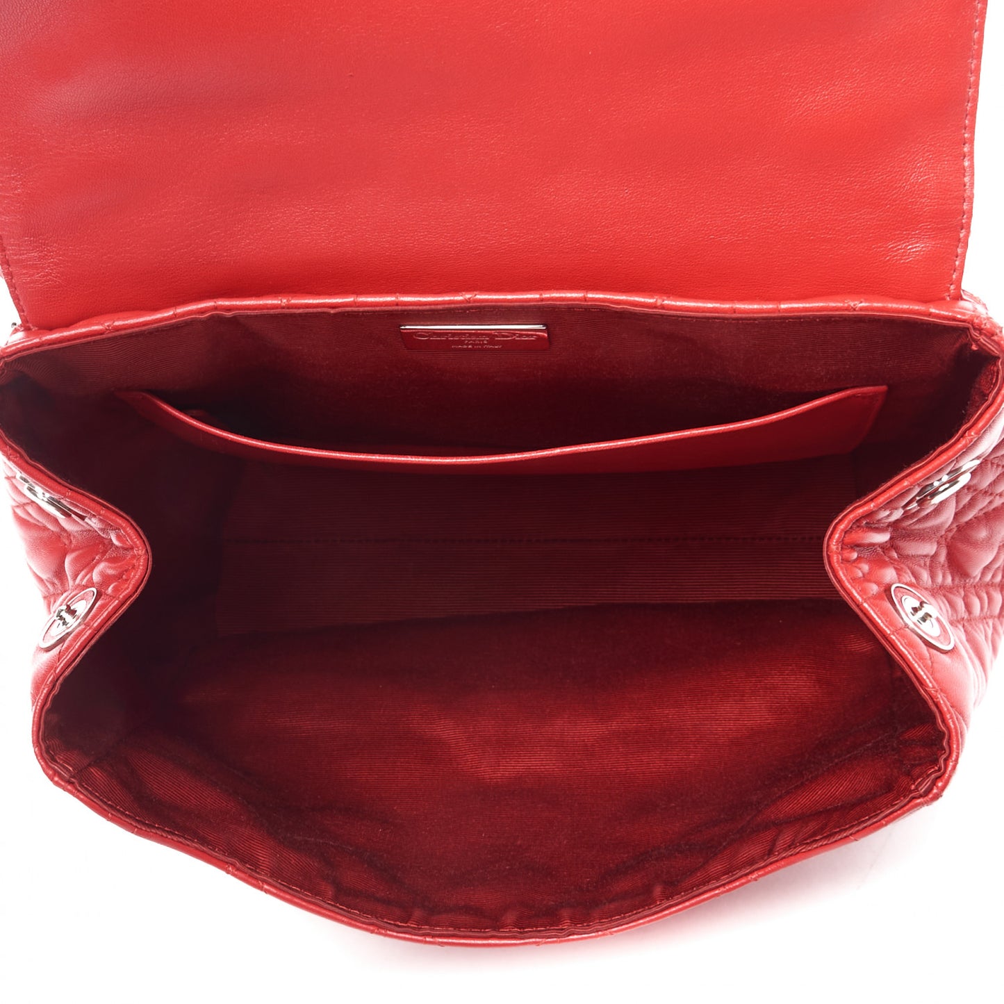 Lambskin Cannage Large Stardust Backpack Red