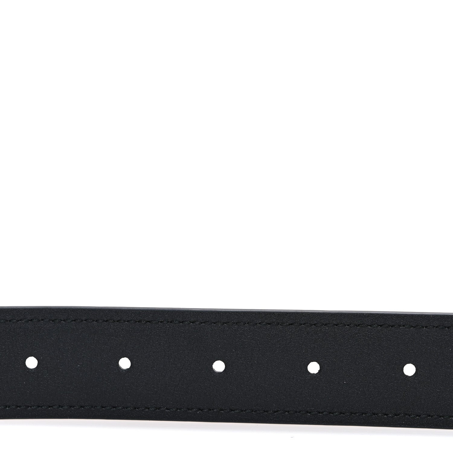 Gucci Ciny Lux Calfskin Blondie 30mm Belt 75 30 Black 4 of 5