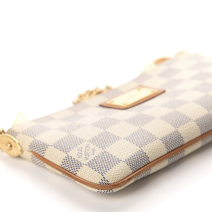 Louis Vuitton Damier Azur Pochette Milla MM 6 of 10