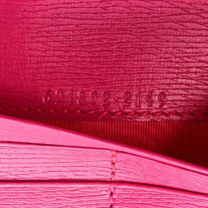 Gucci X KEN SCOTT Shangai Calfskin Pomponica Print Horsebit 1955 Wallet On Chain Multicolor Fuxia Pompon 7 of 10