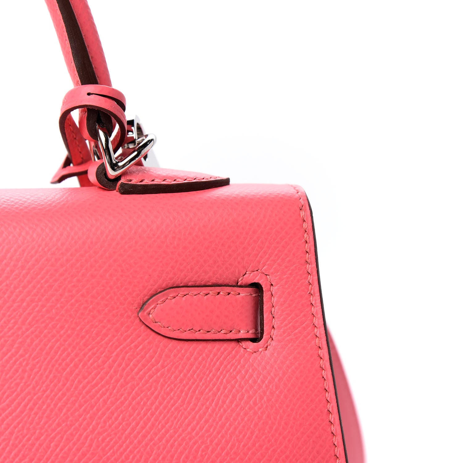 Hermes Epsom Kelly Sellier 25 Rose Azalee 12 of 40