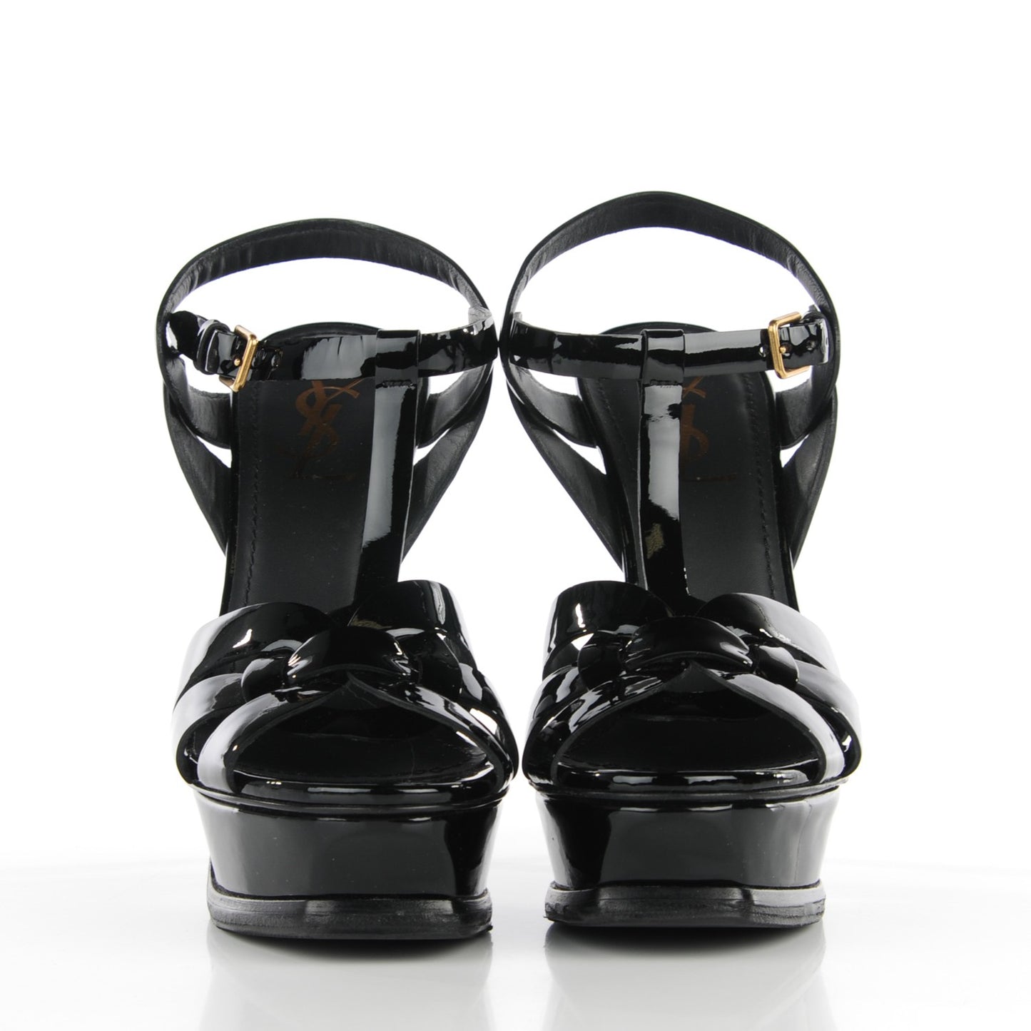 Patent Tribute 105 Platform Sandals 37.5 Black