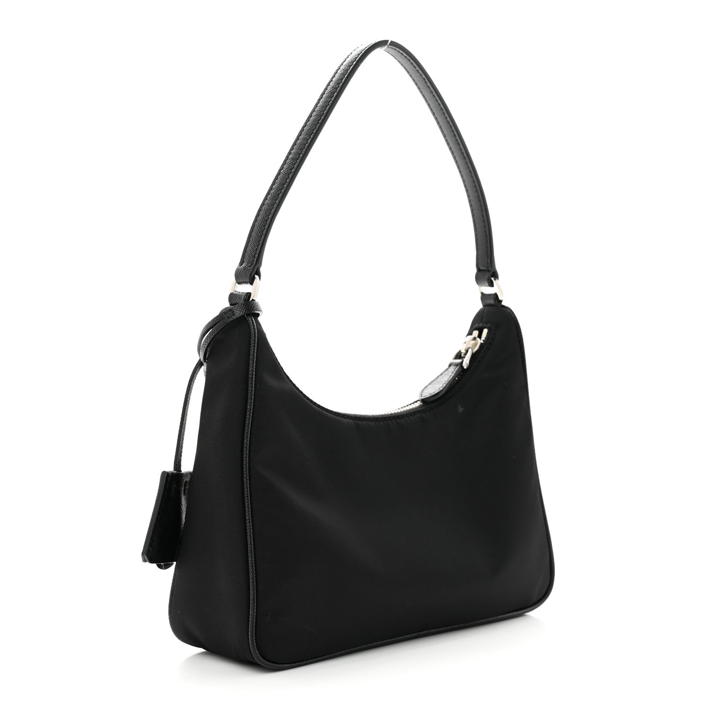 Tessuto Nylon Saffiano Mini Re-Edition 2005 Bag Black