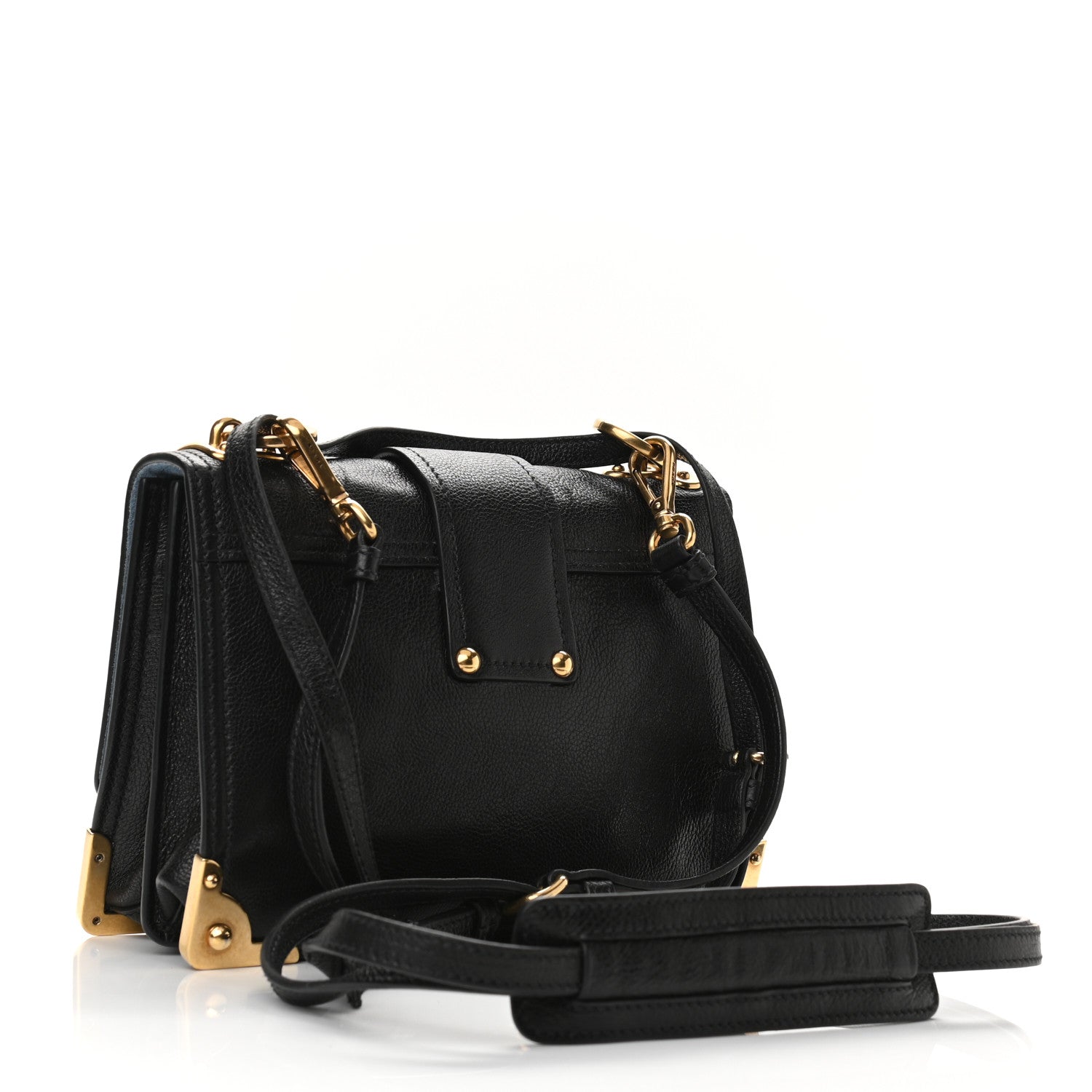 Prada Glace Calf Large Soft Cahier Bag Black Astrale 2 of 9