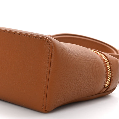 Loro Piana Grained Calfskin L19 Extra Pocket Pouch Warm Tan 8 of 8