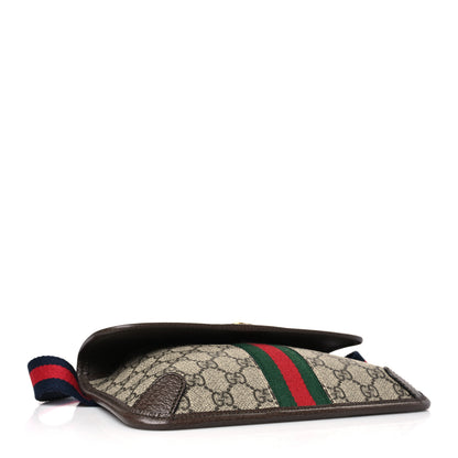 Gucci GG Supreme Monogram Web Small Ophidia Belt Bag Brown 4 of 9