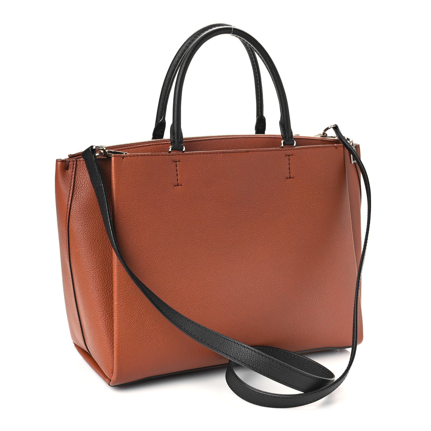 Calfskin Lockmeto Caramel Creme Black