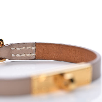 Hermes Tadelakt Micro Kelly Bracelet M Argile 5 of 6