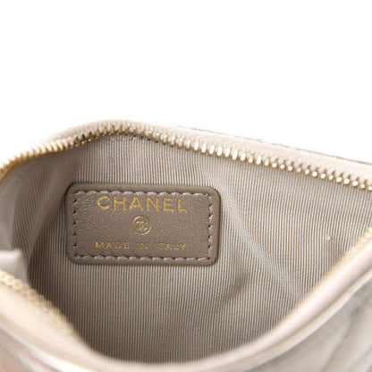 Chanel Metallic Aged Calfskin Quilted Small Reissue Cosmetic Case Gold 6 of 8