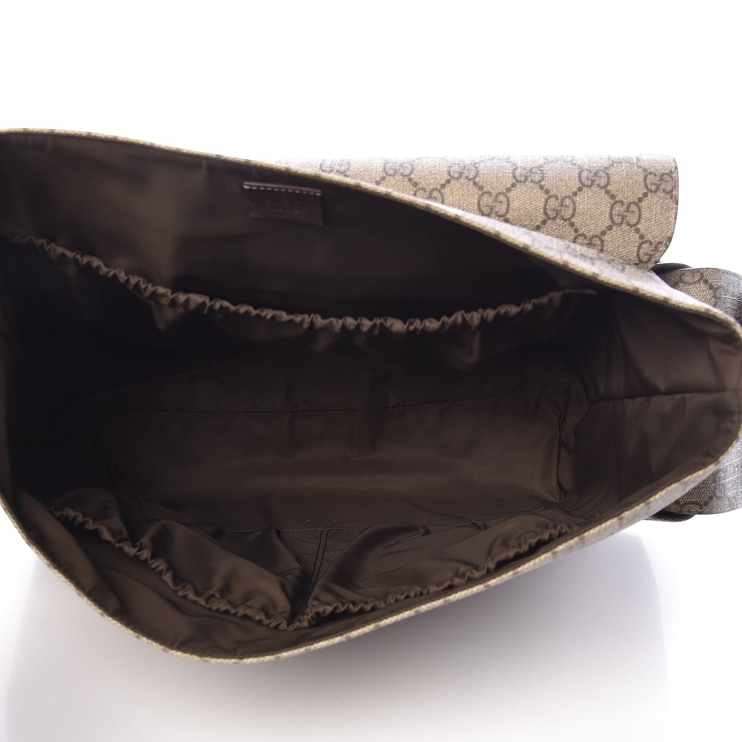 Gucci GG Plus Monogram Messenger Diaper Bag Dark Brown 6 of 14