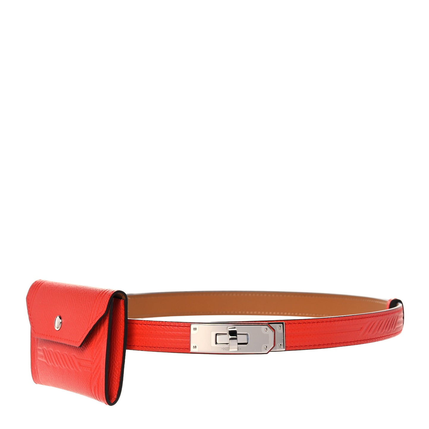 Epsom Quadrige Kelly Pocket 18 Belt Capucine