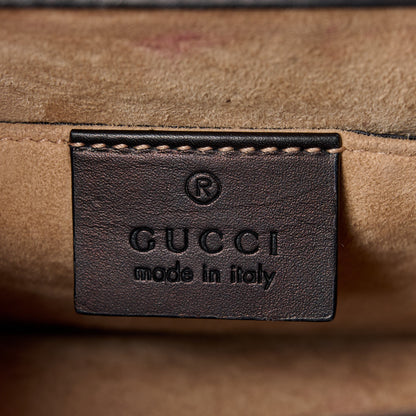 Gucci Calfskin Mini Sylvie Chain Shoulder Bag Black 6 of 12