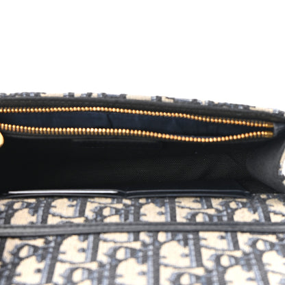 Christian Dior Oblique 30 Montaigne 2-In-1 Pouch Blue 5 of 10