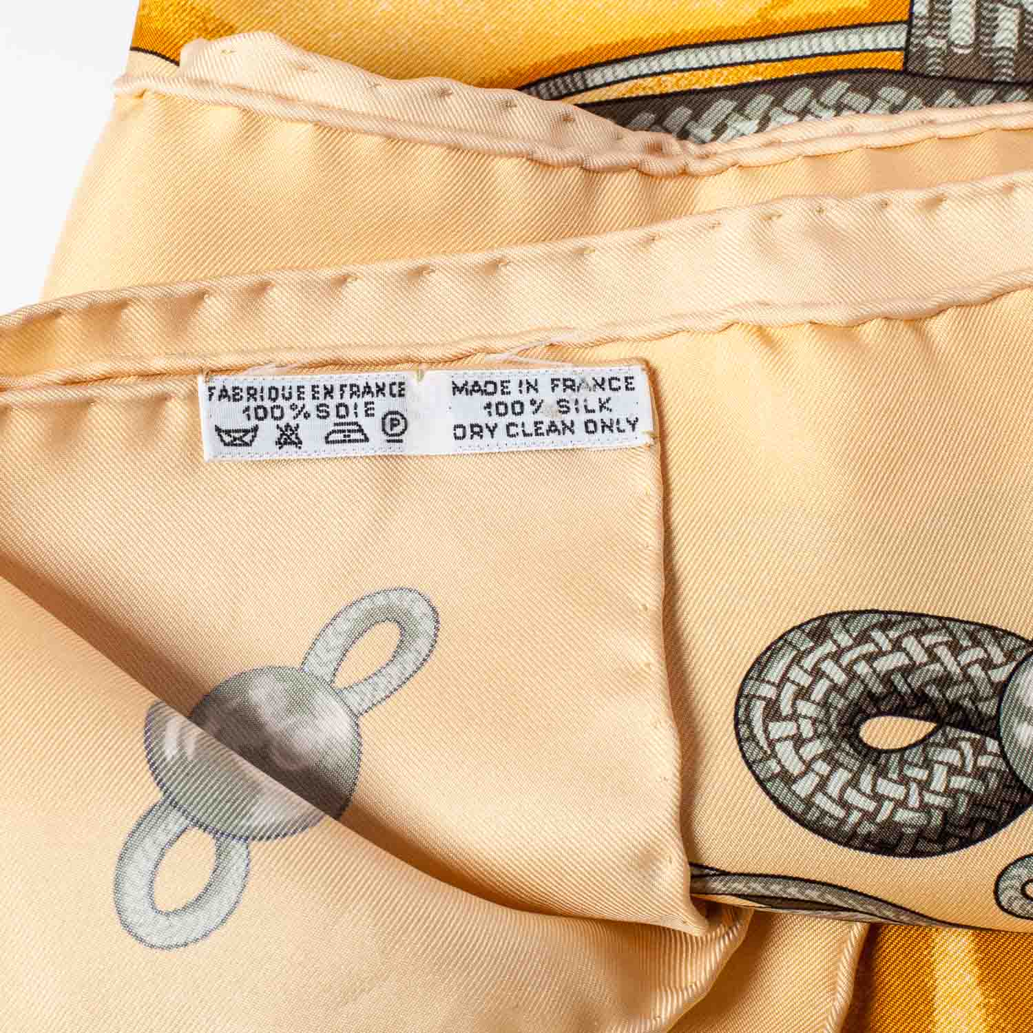 Hermes Silk Brandebourgs Scarf 90 3 of 5