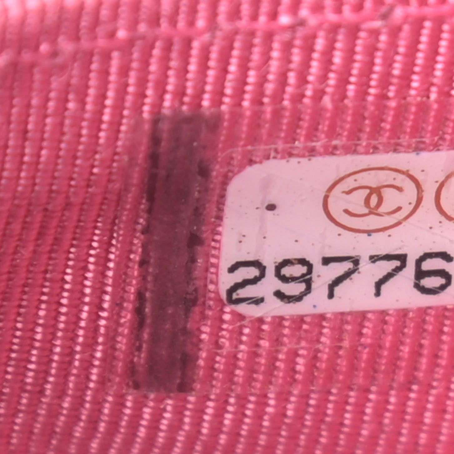 Chanel Caviar Quilted CC Zip Card Holder Pink 6 of 11