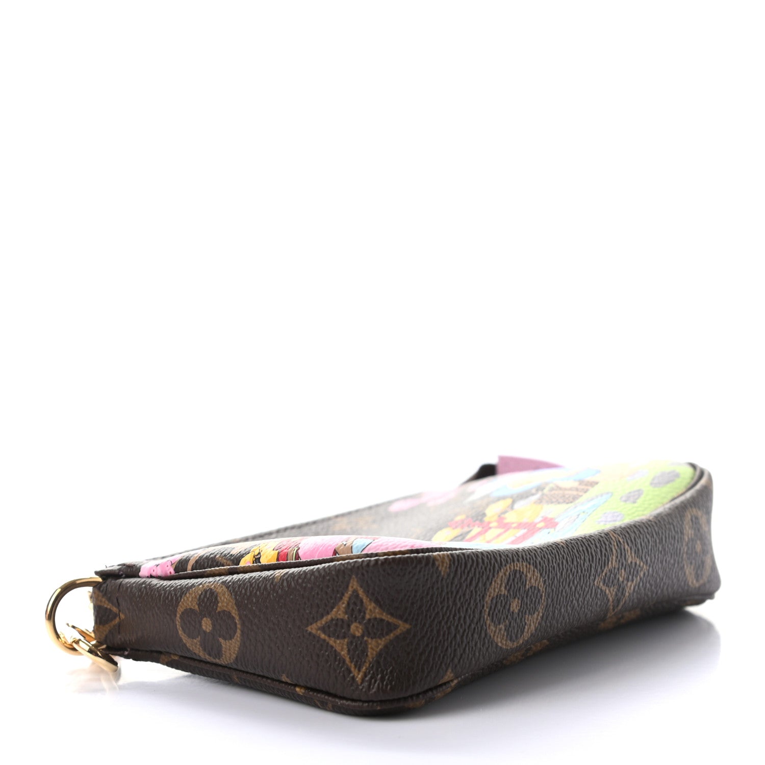 Louis Vuitton Monogram 2021 Christmas Animation Japanese Garden Mini Pochette Accessories Wisteria Pink 4 of 7