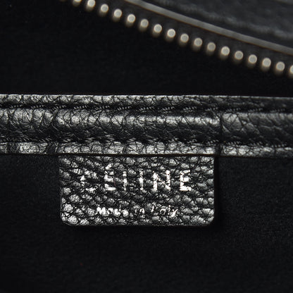 Celine Drummed Calfskin Nano Luggage Black 8 of 8