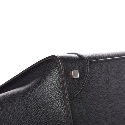 Celine Drummed Calfskin Mini Luggage Black 9 of 13