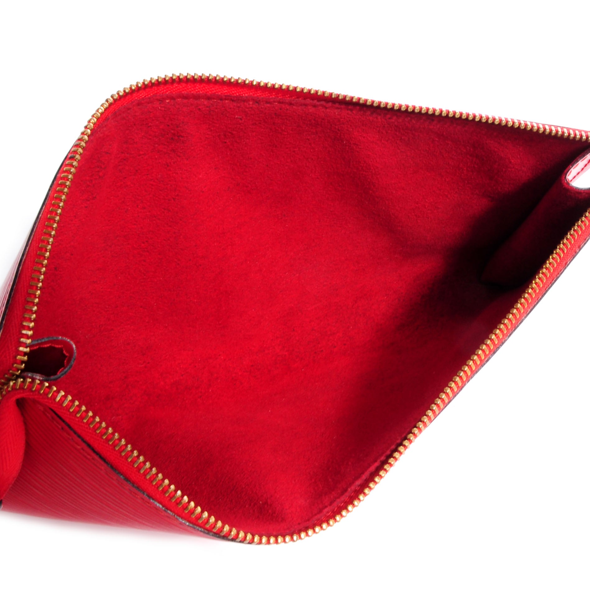 Louis Vuitton Epi Pochette Accessories 24 Red 5 of 8